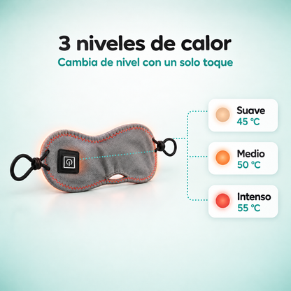 Alivio nasal con luz roja y calor